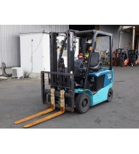 Xe nâng điện 1.5 tấn Sumitomo 41FB15PXIII, chui công, dịch giá, bình điện GS Yuasa VCF6A, xe nâng Nhật bãi, đời cao 2020